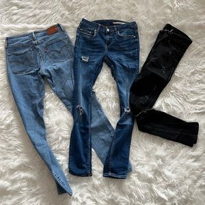 Three jeans